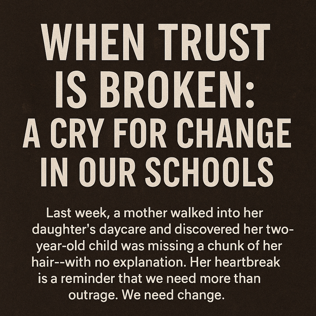 When Trust Is Broken: A Cry for Change in Our Schools